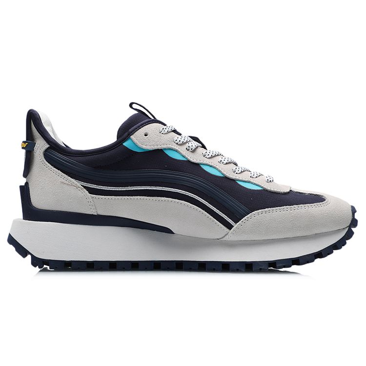 Li Ning CF Xuan Gu Classic Casual Sports Shoes Unisex Sneakers Blue White AGCR277-5