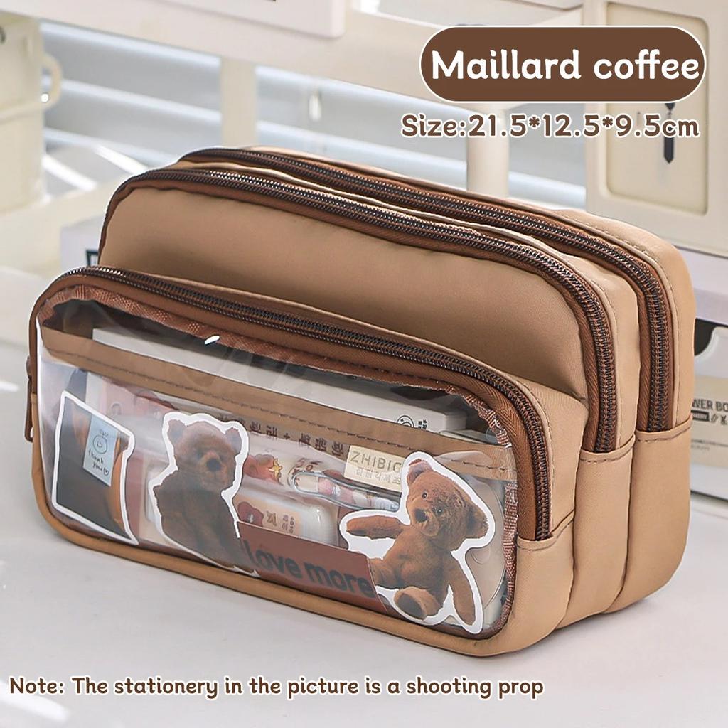 1PC Large-capacity Multi-functional Creative Pencil Case with High Appearance, Simple and Painful Pencil Case