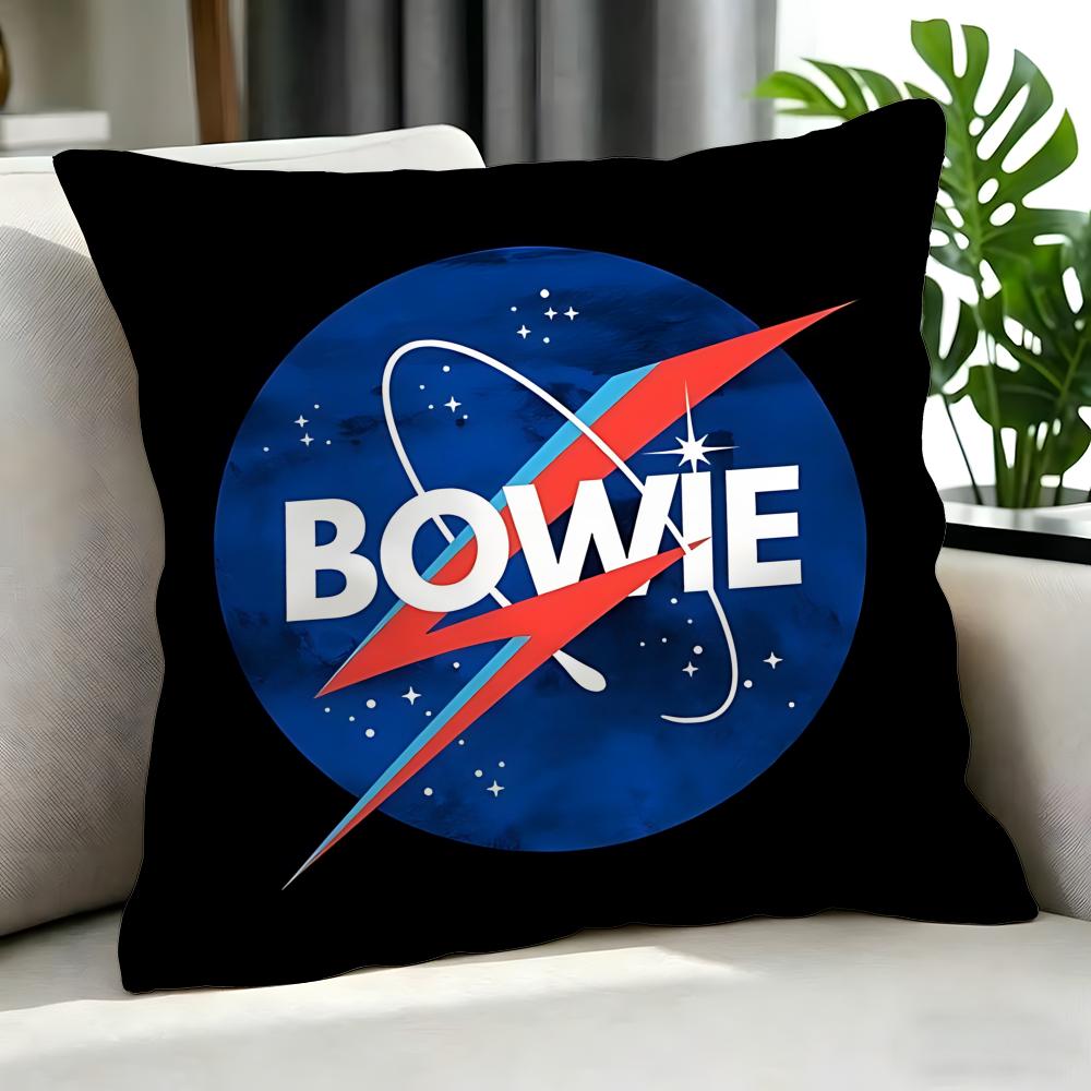 Singer - David Bowie Cushion Cover Cushion Cover Set 4Pcs 50X50 45X45 40X40 Pillowcase Decorative Sofa Home Decor