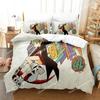 Nuovo Set Biancheria da Letto 3D Cartoni Animati Soul Eater Singolo Twin Full Queen King Size Set Letto Camera da Letto Adulto Bambino Copripiumino Set Tessili per la Casa