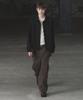 INSILENCE Paneled Work Pants Brown
