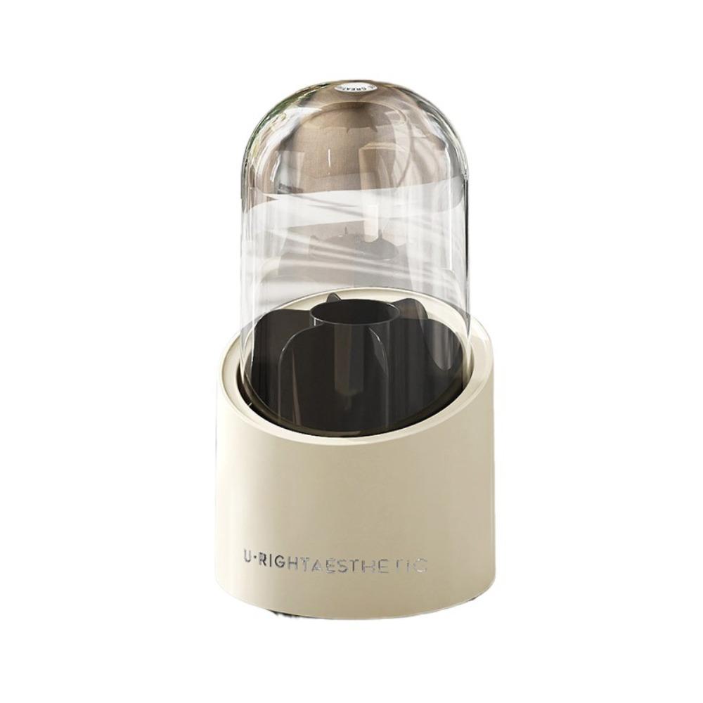 

Waterproof 360° Rotating Makeup Brushes Holder Makeup Brush Storage Tube Skincare Storage белый