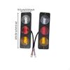 LightEmitting Diode Rear Electric Tricycle, 12V/48V/60V, Brake & Turn Light, Sturdy