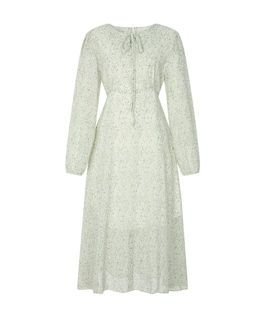 SOUP Floral Ribbon Long Dress (Sb3Opf1)