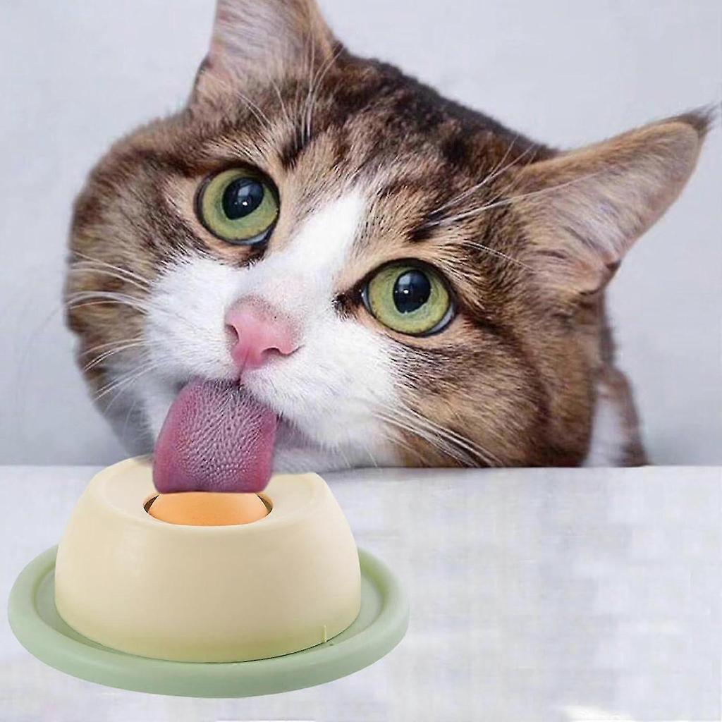 Licking Plate for Dogs Interactive Round Slow Feeder Puzzle Food Bowl Anti-Vomiting Cats Toy for Puppy And Pets