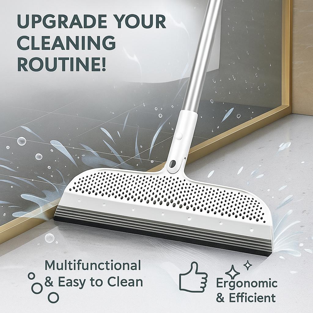 Upgraded Magic Silicone Broom Multifunctional Household Cleaning Tool for Bathroom and Floors