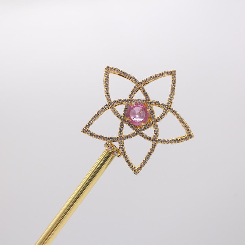 Princess Rhinestone Star Scepter Crown Fairy Wand