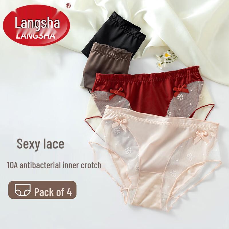 

LangSha Women s Sexy Lace Briefs XL