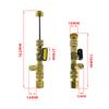 Valve Core Remover Installer Tool and HVAC Service Wrench Set with 10 PCS Valve Core