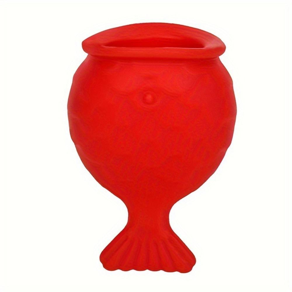 

Safe Reusable Lips Enhancer Thicken Plump Pout Shape Plumper Device Painless Beauty Pump Silicone Fish Lip Filler Tools червоний