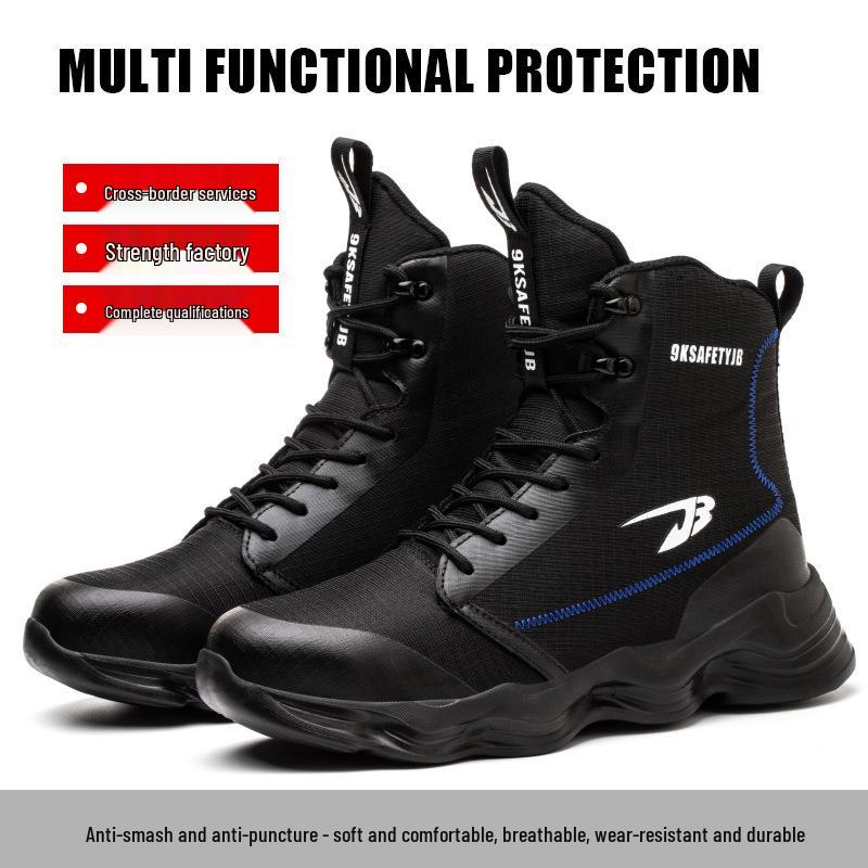 Men's Breathable Water-Resistant Anti-Smash High-Top Work Boots