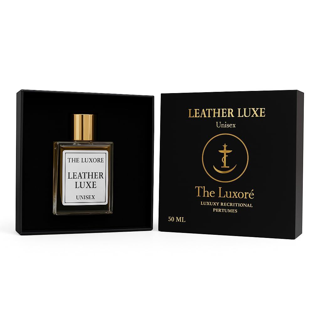 The Luxore - Leather Luxe Grace - Unisex Perfume | Eau de Parfum for Men, Women | Premium date, christmas, new year | smoky and elegant |