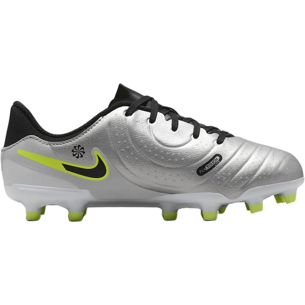 Nike Tiempo Legend 10 Academy MG GS Mad Voltage Pack Kids Sneakers Silver Metallic-Silver Black DV4348-001