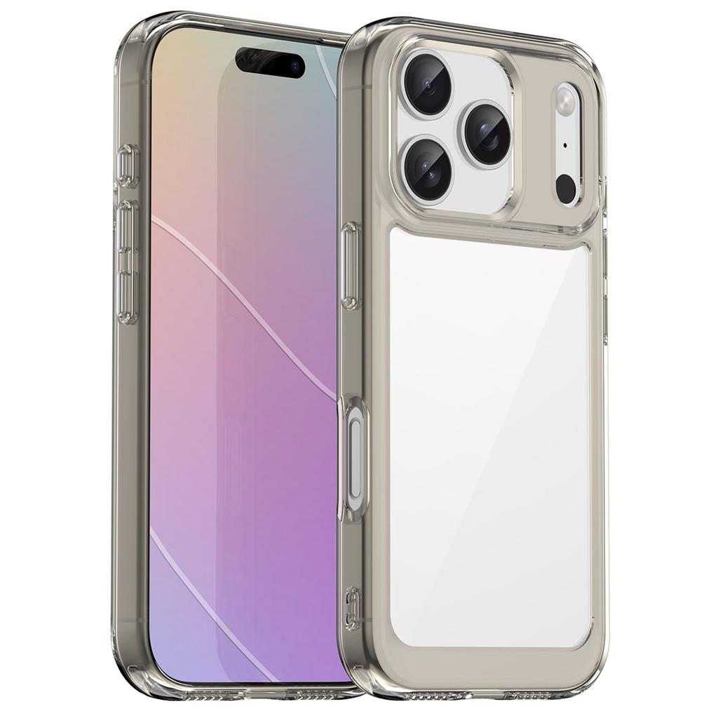 For iPhone 17 Pro Case TPU+Acrylic Protective Clear Phone Cover