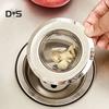 Stainless Steel Mesh Sink Strainer Trap Bath Hair Drain Hole Metal Flume Filter