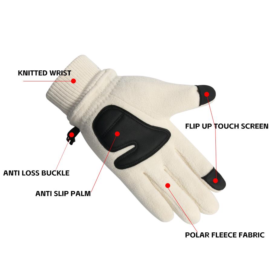Gloves For Cold Weather Men,Thermal Winter Gloves With Touchscreen Fingers,Warm Gloves For Women