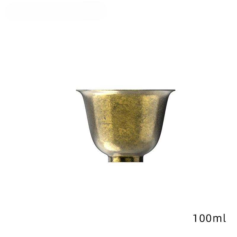 

High end Personal Gift Single Kung Fu Teacup with LED Lamp for Home Office Decor 100ml