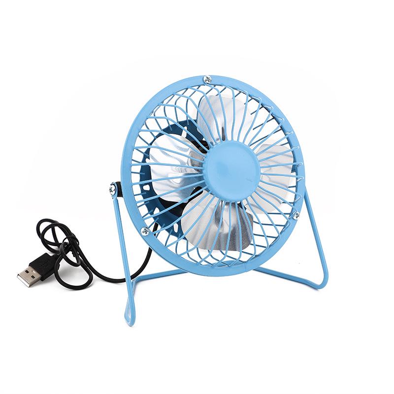 4-6 Inch Aluminum USB Portable Silent Electric Mini Fan for Office/Desktop