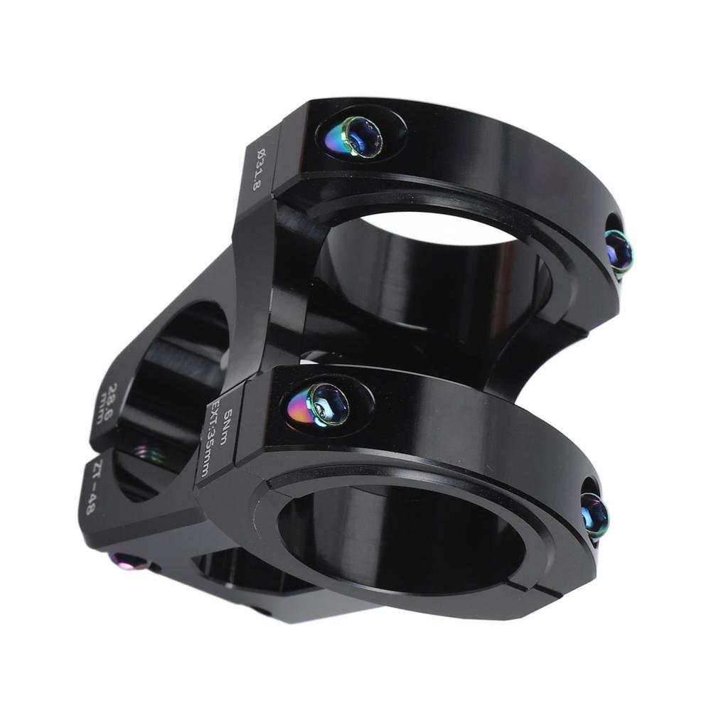 31.8mm Mountain Bike Stem Aluminum Alloy Lightweight Short Handlebar Stem for Replacement