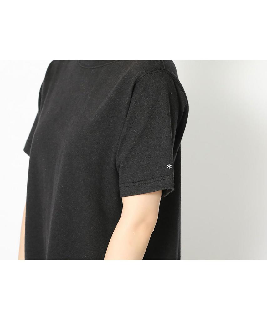 Snow Peak Recycled Cotton size for and outdoor activities Dress, 1, BLACK, SW-25SW401, festivals, camping,