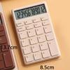 Mini Calculator Quiet LCD Display Prevent Slip Portable Small Calculator for Office Store Home