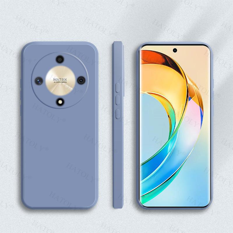 For Honor X9b 5G Case Cover For Honor X9b X9 b 5G Soft Liquid Silicone Candy Color Full Back Case For Honor X9b Case