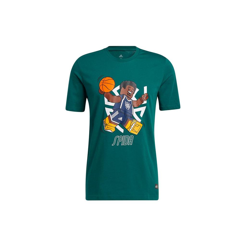adidas X LEGO T Shirt Men's Green GU2716