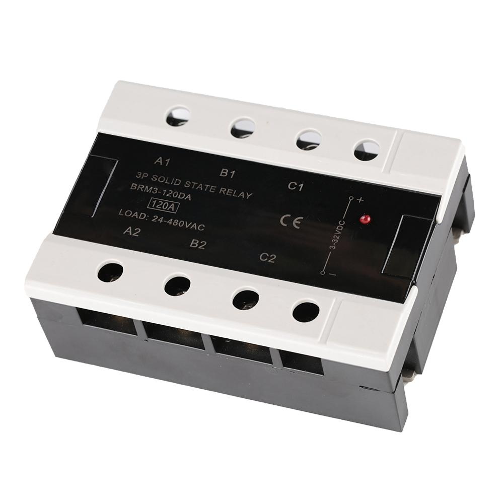 Load 24 480VAC Three Phase Solid State Relay (BRM3 120DA)