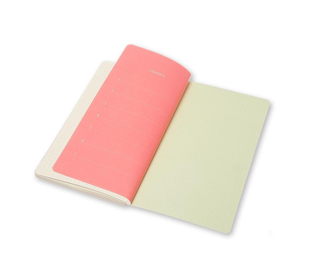 Moleskine Chapters Journal, Dotted Ruled, Mist Green, Slim, Medium
