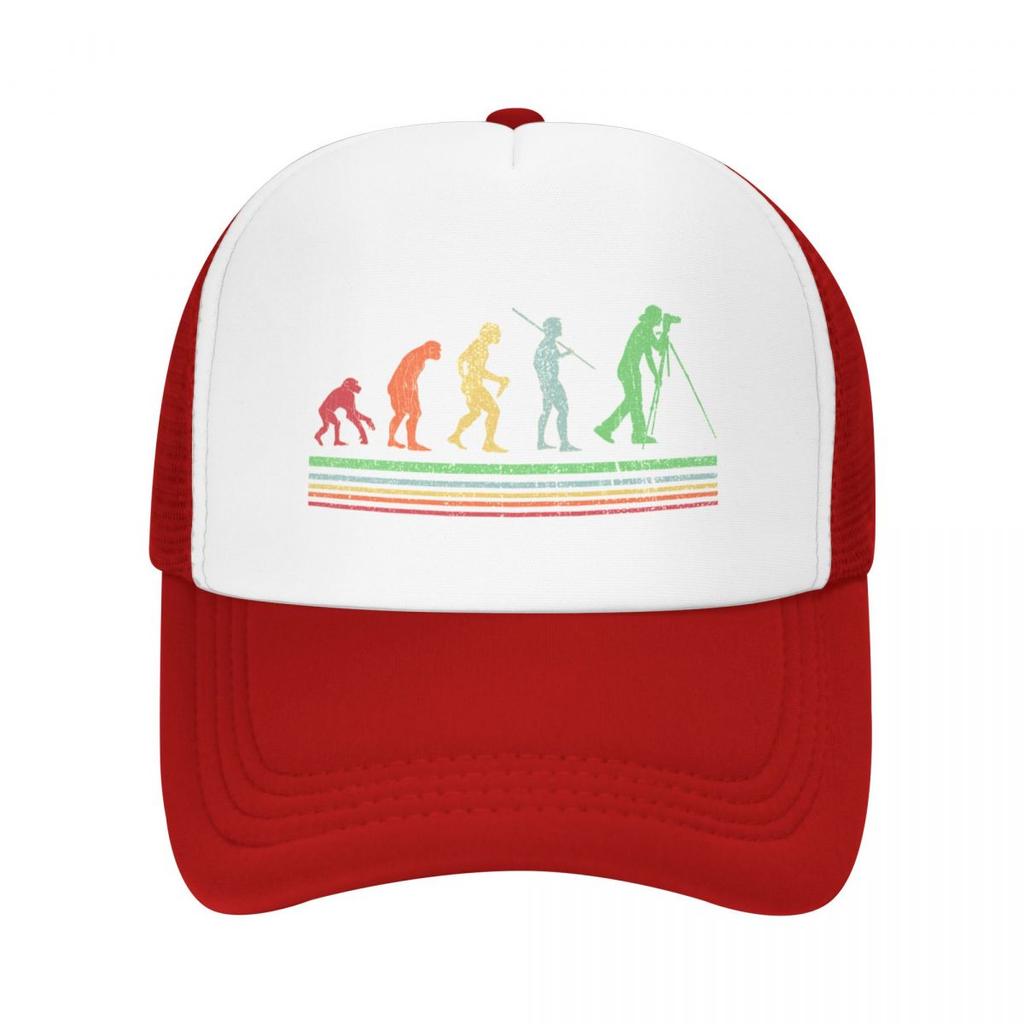 Photographer Evolution Retro Vintage Baseball Cap Hats Baseball Cap Birthday Military Tactical Cap Hood Women'S Hats Unisex'S