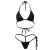 Kadın Seksi Üç Noktalı Bikini İç Çamaşırı Mayo Seti
