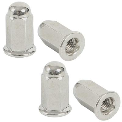 TKY Long Nut Flange Nut Cap Nut M6 Bike Muffler