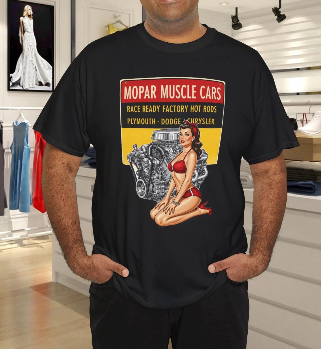Men s and Women s T-shirts Mopar VII - Graphic Cotton T-Shirt Short XXL