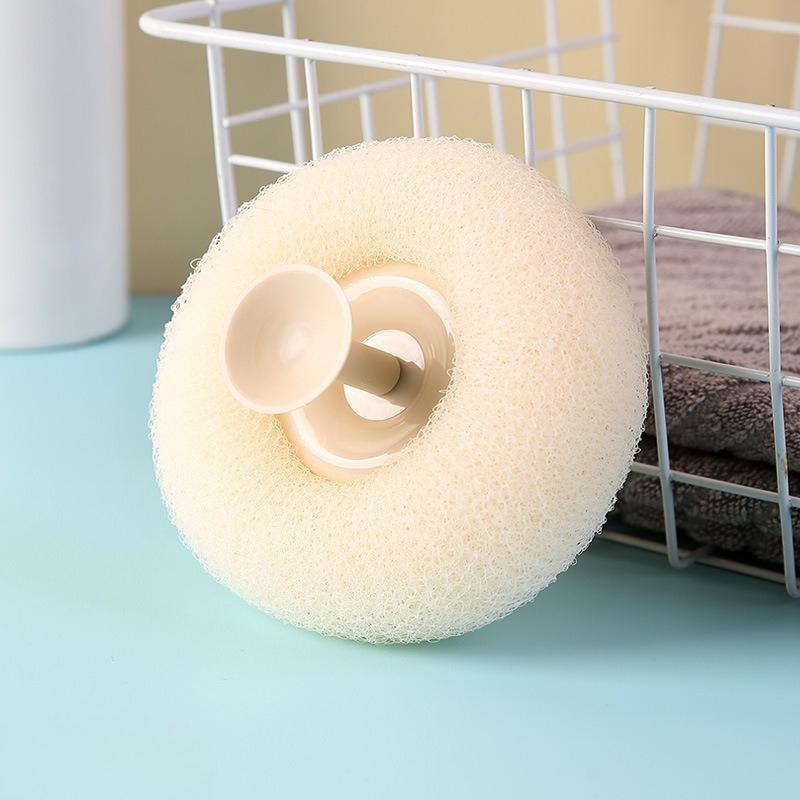 The Bath Ball with Suction Cup Is A Perfect Tool for Scrubbing Mud. It Exfoliates Gently and Does Not Spread. It Is A Hanging Type for Bath Flowers