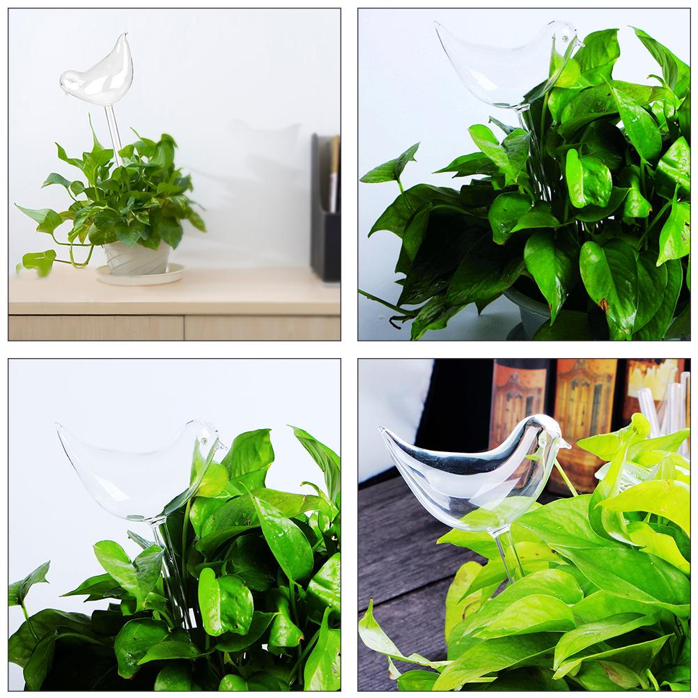 Plant Watering Bulbs Glass Self Watering Stakes Water Globe for Garden Patio Flower Pot Hanging