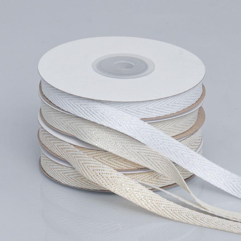 DIY Handgjord Dekorativ Romantisk och Mysig 1cm Bomulls Fiskbensband Kantband Barnkragsband Krusband Klädtillbehör