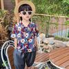 Boys Summer Short Sleeve Shirt Hong Kong Cool and Stylish Top