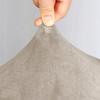 Skandinavische Stuhlhusse Cappuccino-Beige Elastisches Samt [21Ed]