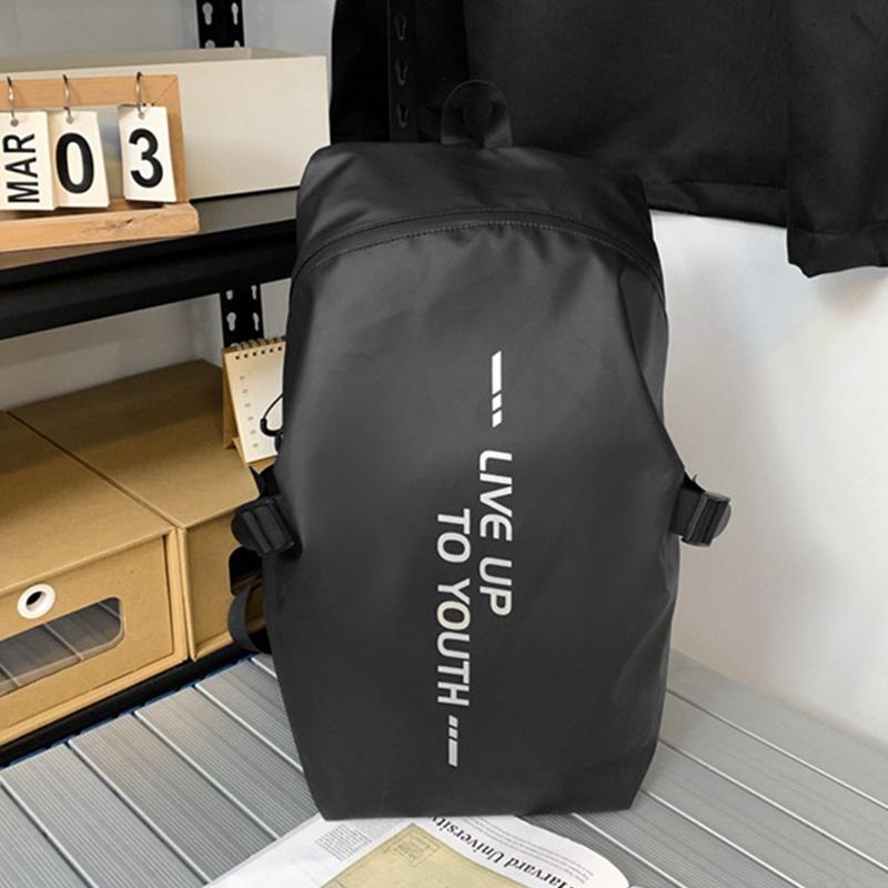 Motorcycle Riding Backpack Portable Waterproof Helmet Storage Travel Backpack Reflective Safety Shoulder Bag Large Capacity Bag