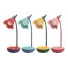 Flower Shape Lampshade Desk Lamp with 3-Level Color Temperature Touch Switch LED Soft Light Eye Protection 360 Degree Adjustable USB Powered Reading
