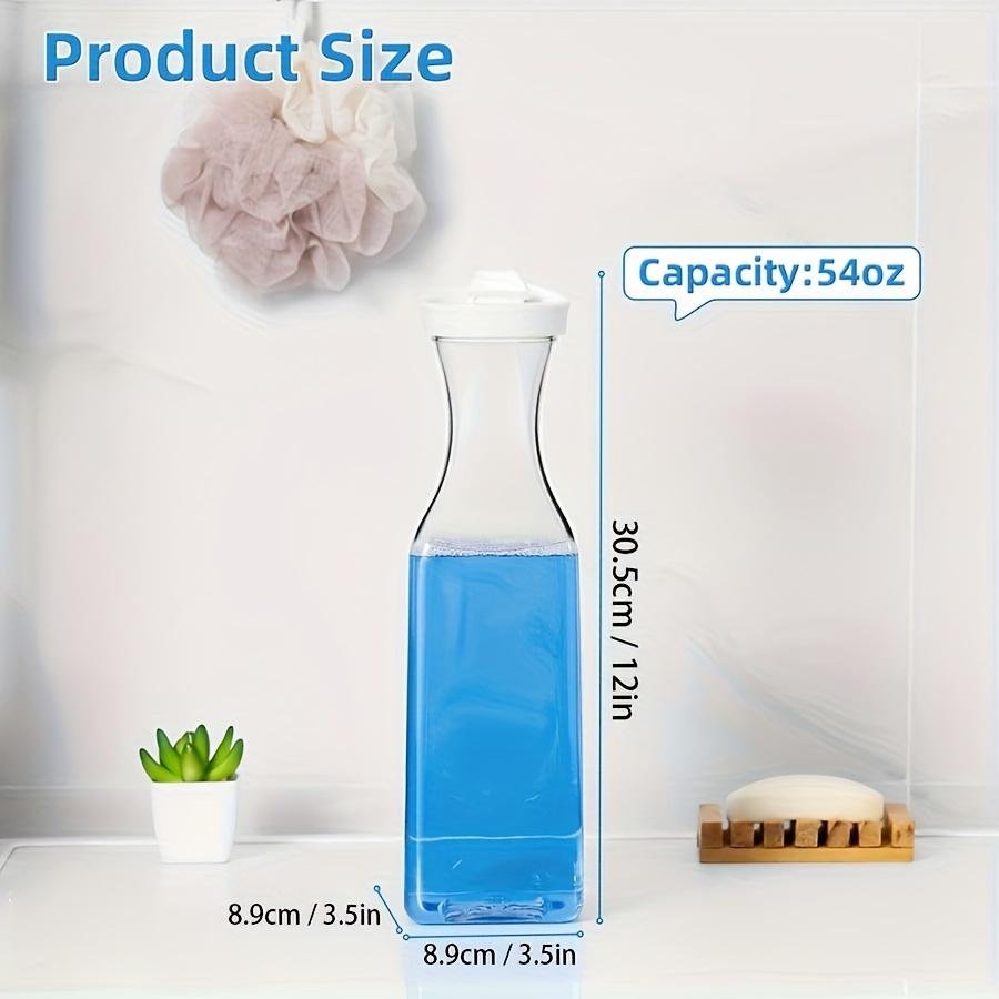 Waschmittel-Spenderflasche 53oz mit Etikett, Flüssigwaschmittel-Spender, Spender für Waschmittel zur Organisation des Waschraums