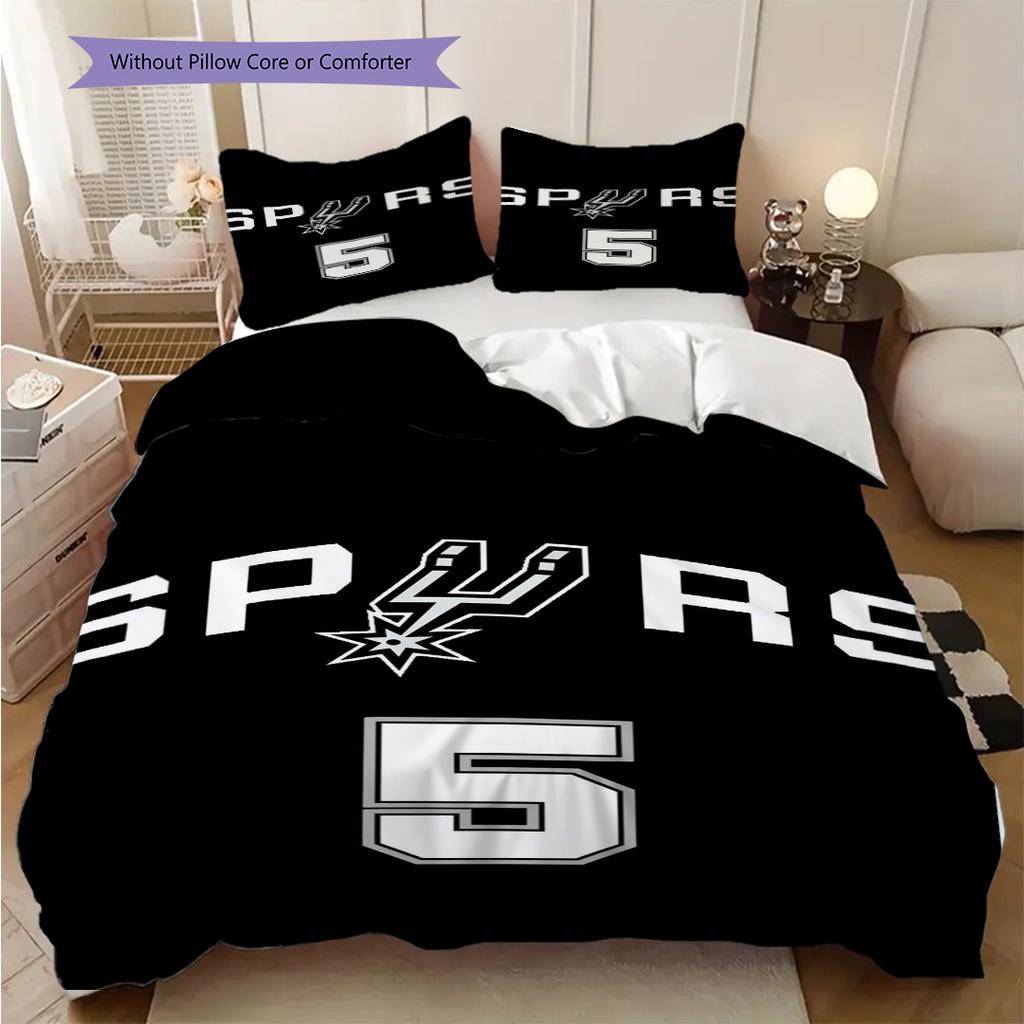 Urban Basketballkultur Bettwäsche(1 Bettbezug + 2 Kissenbezüge, ohne Füllung)Weihnachts-Geburtstagsgeschenk Bettwäscheset Bettbezug und Kissenbezug