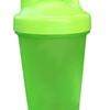 Protein Powder Shaker Cup PP Shaker Bottle with Stainless Steel Ball for Mixing 500mlGreen