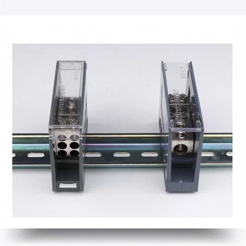 One In Multiple Out Din Rail Terminal Block 150A Universal Distribution Box Wire Connector Abs/Copper Power Junction Box