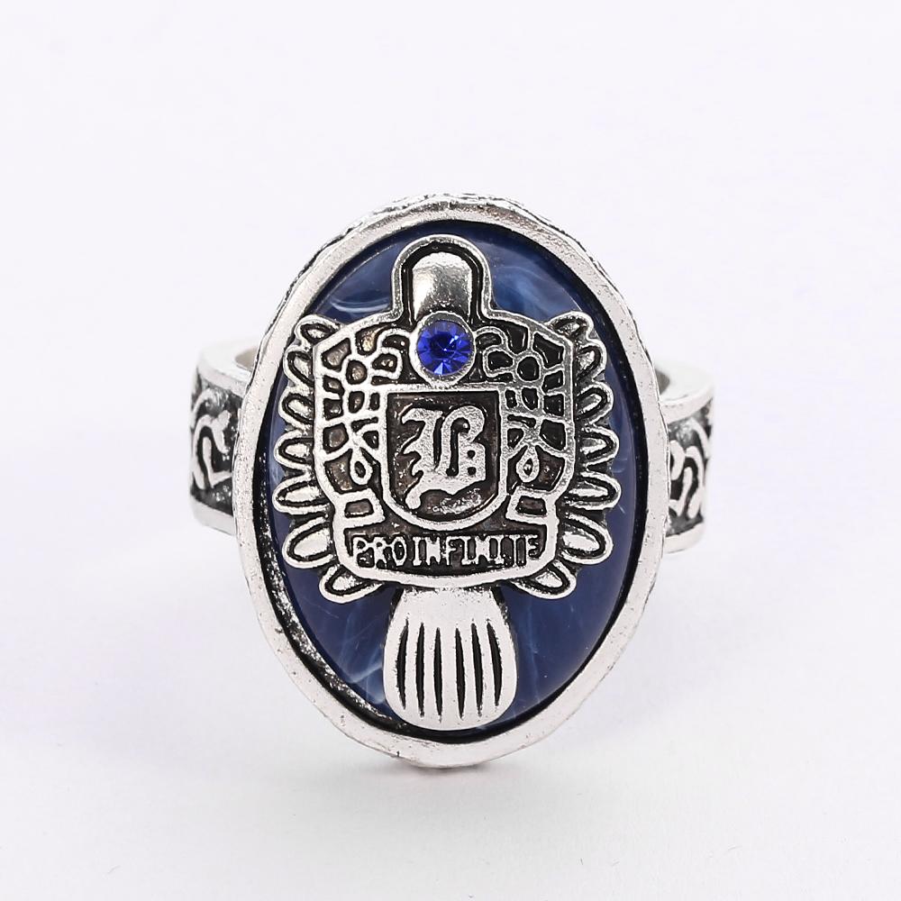 The Vampire Diaries A-Z 26 Písmen Prsten Pro Ženy A Muže Abecední Iniciály Gotické Šperky Salvatore Damon Znovuzrozený Denní Světlo Prsten