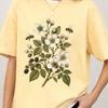 Blackberry Shirt, Comfort Colors Bee Shirt, Retro Botanical Garden Tee, Pollinator Wildflower T-Shirt, Cottagecore Blackberry Shirt