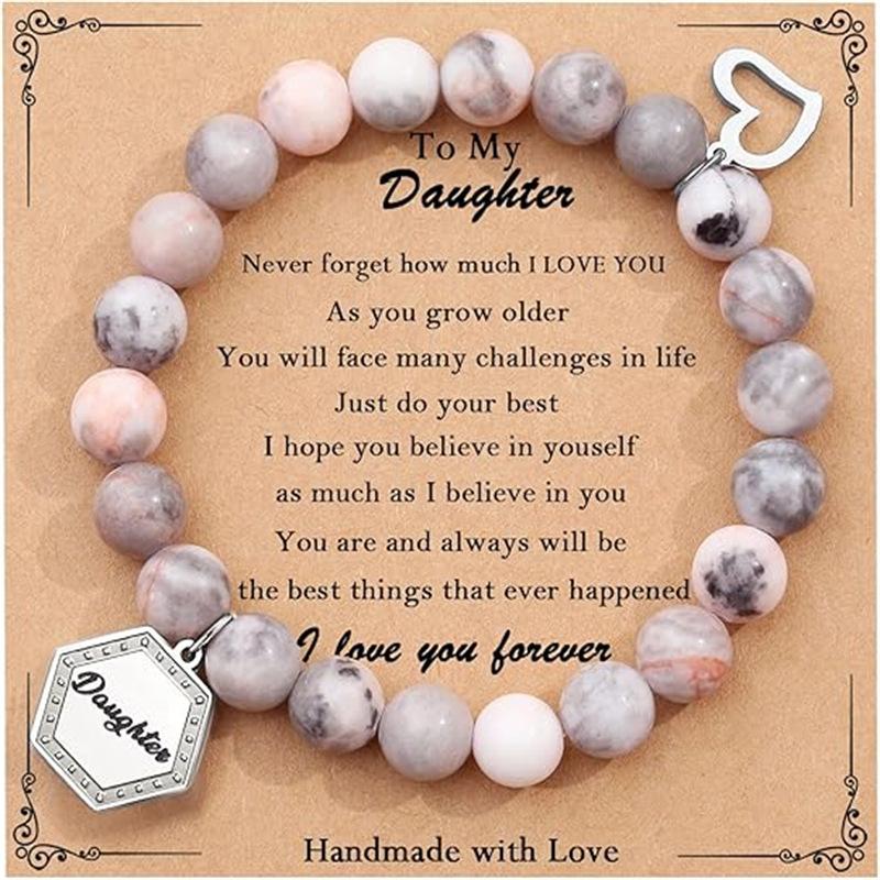 JYL TS Bracelet Ladies Elastic  Heart Charm Festival Gift Attracts Love & Joy