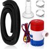 Hot 12V Vacuum Water Pump Submersible Marine Boat Bilge Pump 1100GPH Water Pump Used In Boat Seaplane Motor Homes Houseboat