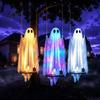 Nawiedzony Dom Wisząca Dekoracja Halloweenowy Duch, Zewnętrzna Huśtawka Dekoracyjna Odporna na Warunki Pogodowe Dekoracja Werandy Podwórka Ogrodu, Rekwizyty Imprezowe Oddychające