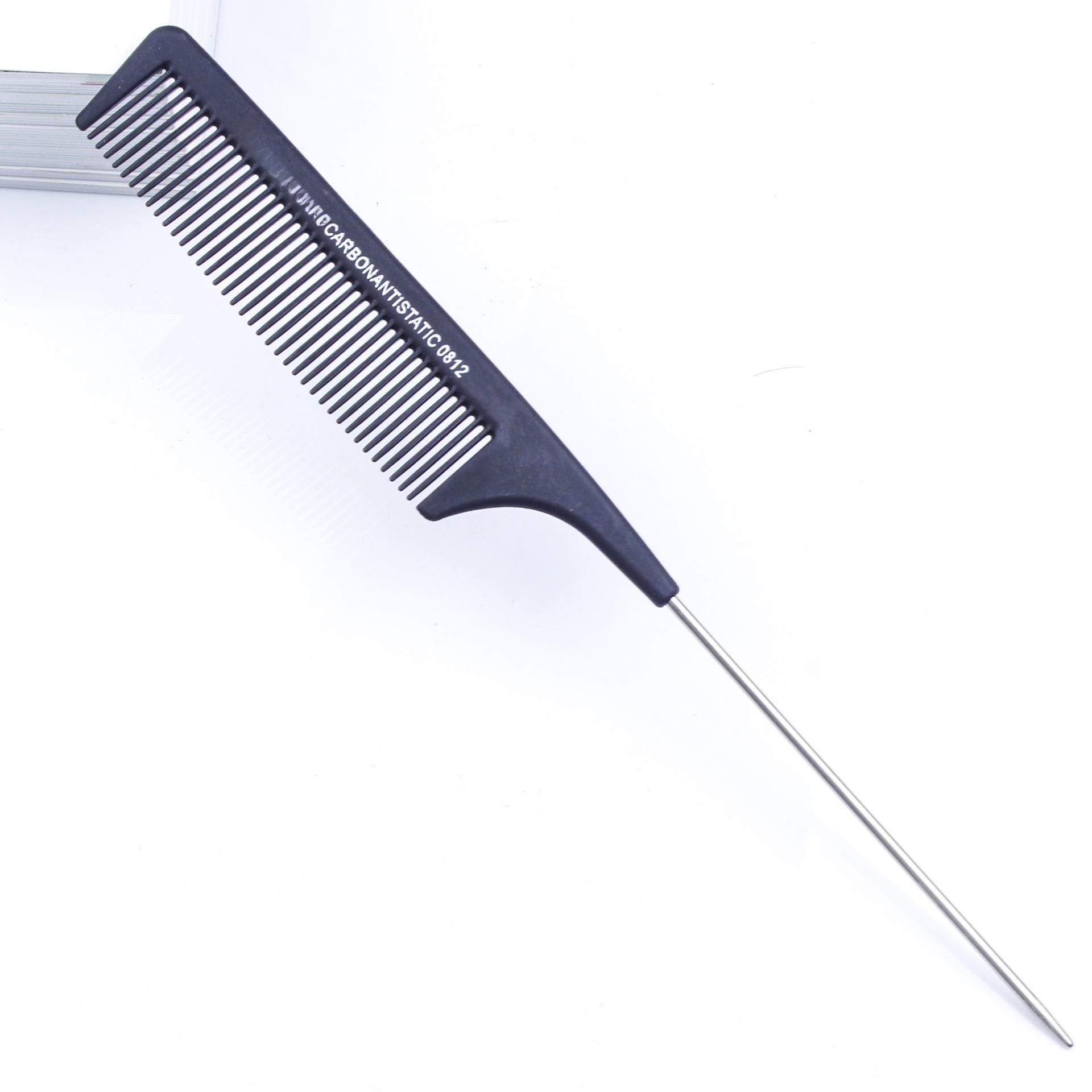 

Парикмахерская расческа для укладки волос Pro Barber, аксессуары для стрижки, щетка для распутывания волос, расчески для проборов, аксессуары для волос, щетки для кромок 23.5*2.7cm